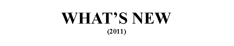 Rounded Rectangle: WHAT�S NEW(2011)